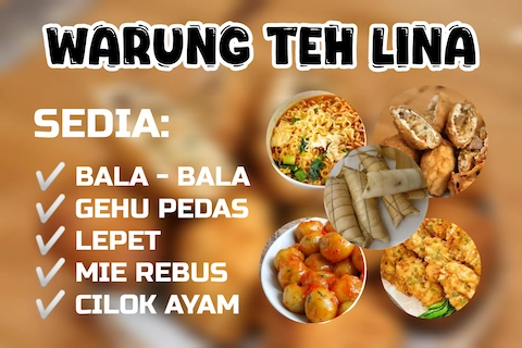 Banner Warung Teh Lina
